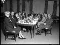 Photograph: [Alumni Association Officer Homecoming Luncheon in 1956]