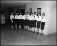 Photograph: [Angel Flight #2 at Kiwanis Club Minstrel, 1961]