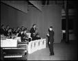 Photograph: [Band - Stage #5 - With "Fessor" Graham - 1942]