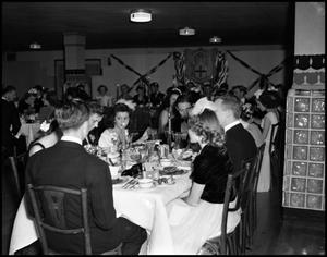 Primary view of object titled '[Beta Alpha Psi - Activities - Formal Dinner - 1942]'.