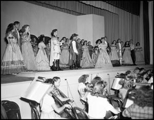 Primary view of object titled 'Performance of "The Bohemian Girl" with Orchestra]'.