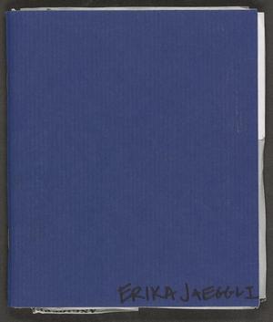 Primary view of object titled '[Erika Jaeggli - Recursive Sketchbook]'.