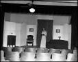 Primary view of [Broadfoot, Alice - Speech Recital on Stage - 1946]