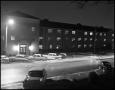 Photograph: [Bruce Hall During the Night - Exterior - South Side]