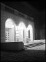 Photograph: [Business Administration Building Entrance at Night, 1960]