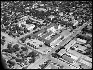 Primary view of object titled '[Campus - Aerial - 10/1951]'.