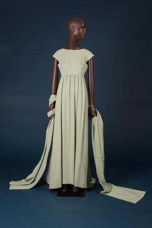 Primary view of object titled 'Evening dress and stole'.