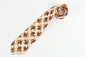 Primary view of object titled 'Hunting-themed necktie'.