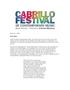 Thumbnail image of item number 1 in: '[Cabrillo Festival of Contemporary Music cancellation notice letter]'.