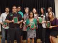 Photograph: [MC students with awards]