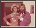 Photograph: [Larry Gatlin and Steven Fromholz at party]