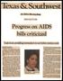 Thumbnail image of item number 1 in: '[Clipping: Progress on AIDS bill criticized]'.