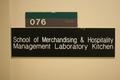 Photograph: [SMHM Laboratory Kitchen sign]