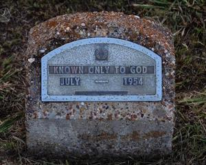 Primary view of object titled '[Headstone at Hopkins County Veterans Memorial]'.