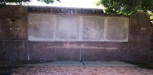 Primary view of object titled '[Hopkins County Veterans Memorial structure]'.