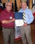 Photograph: [Jerry Pinkerton receives award at TXSSAR Dallas Chapter meeting: Jul…