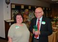 Photograph: [Gayla Byerly and Jerry Don Vann at Willis Library new faculty recept…