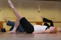 Photograph: [Photograph of a woman stretching at UPC dance class 2]
