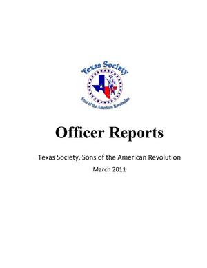 Primary view of object titled '[TXSSAR Officer Reports: March 2011]'.
