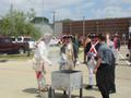 Primary view of [TXSSAR members burn flag at Flag Retirement Ceremony]