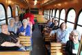 Photograph: [DAR members on trolley bus at TXSSAR BOM meeting]