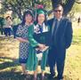 Photograph: [Cynthia Soto with her parents at UNT's Spring 2017 graduation day]