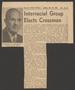 Thumbnail image of item number 1 in: '[Clipping: Interracial Group Elects Crossman]'.