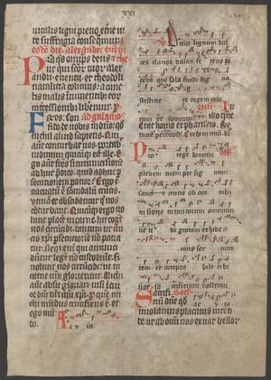 Primary view of [Manuscript Leaf from 15th Century, Germany]