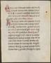 Text: [Manuscript Leaf 15th Century, Italy]