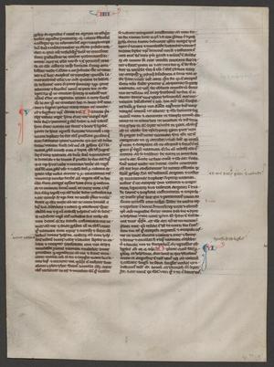 Primary view of [Leaf from Latin Bible of 2 Kings 5, 13th Century, England or France?]