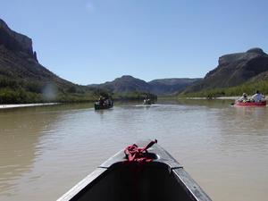 Primary view of object titled '[River rafting trip at Big Bend, 2]'.