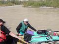 Thumbnail image of item number 1 in: '[Steven Fromholz during Big Bend river rafting trip]'.
