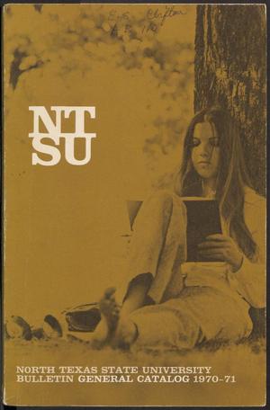 Primary view of object titled 'Catalog of North Texas State University: 1970-1971, Undergraduate'.