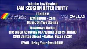 Primary view of object titled '[Flyer: Jam Session After Party]'.