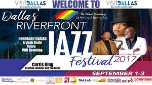 Primary view of object titled '[Flyer: Riverfront Jazz Festival 2017]'.