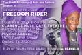 Thumbnail image of item number 1 in: '[Flyer: The Playwright's Spotlight: Freedom Rider]'.