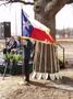 Photograph: [Texas flag waves at SRC groundbreaking]