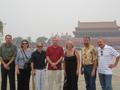 Primary view of [UNT faculty outdoor group photograph from delegation trip to China]