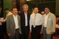 Photograph: [Four men at UNT alumni party in Bangkok]