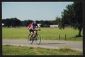 Photograph: [Cyclist Anna Brown: Lone Star Ride 2002 event photo]
