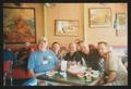 Photograph: [Five men seated around a table at a restaurant: Lone Star Ride 2003 …