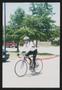 Photograph: [Cyclist wearing long black riding pants: Lone Star Ride 2003 event p…