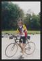 Photograph: [Cyclist giving a thumbs up: Lone Star Ride 2003 event photo]
