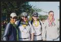 Photograph: [Group of four in yellow and pink leis: Lone Star Ride 2003 event pho…