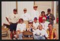 Photograph: [Pit stop group smiling into direct sun, 2: Lone Star Ride 2001 event…