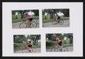Photograph: [Four photo collage of various cyclists]