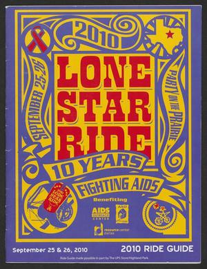 Primary view of object titled '[Lone Star Ride 2010 full program and ride guide]'.