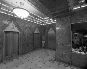 Primary view of object titled '[The lobby of the Sinclair Building]'.