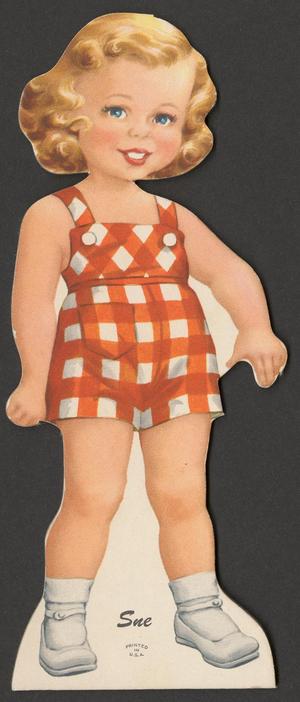 Primary view of object titled 'Roly-Poly twins paper dolls'.