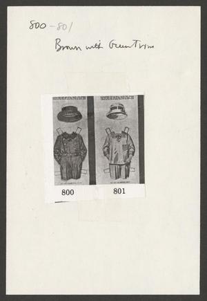 Primary view of object titled '[American color type dolls various photocopies]'.